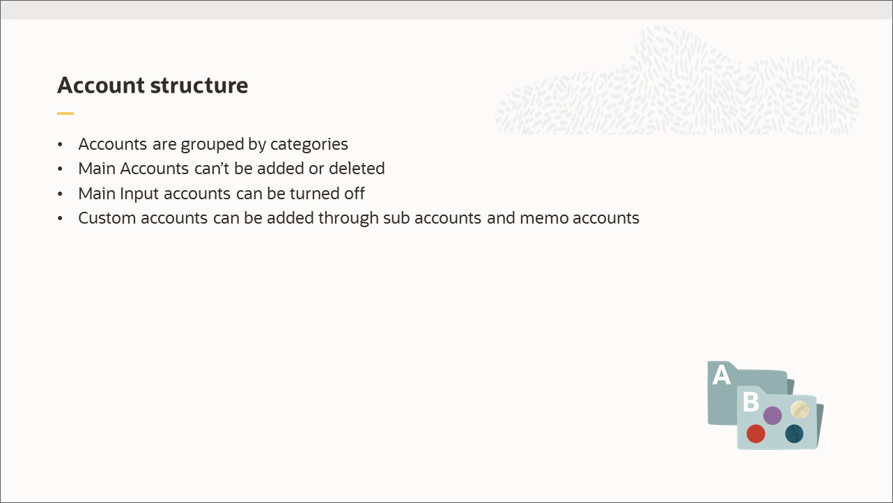 Account structure